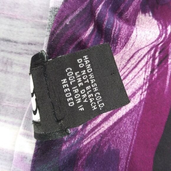 23rd St. Shirt Womens Size S Purple Collared 3/4 Sleeve Pullover Blouse Top - Picture 6 of 6